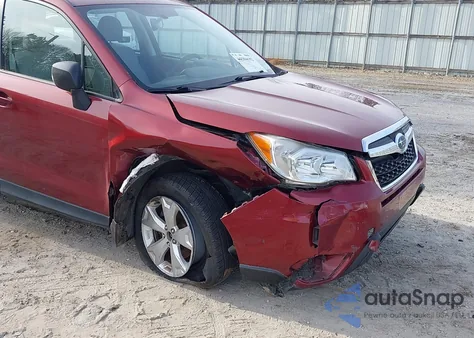 2015 Subaru Forester 2.5I from USA, damaged, VIN JF2SJAAC3FH441007